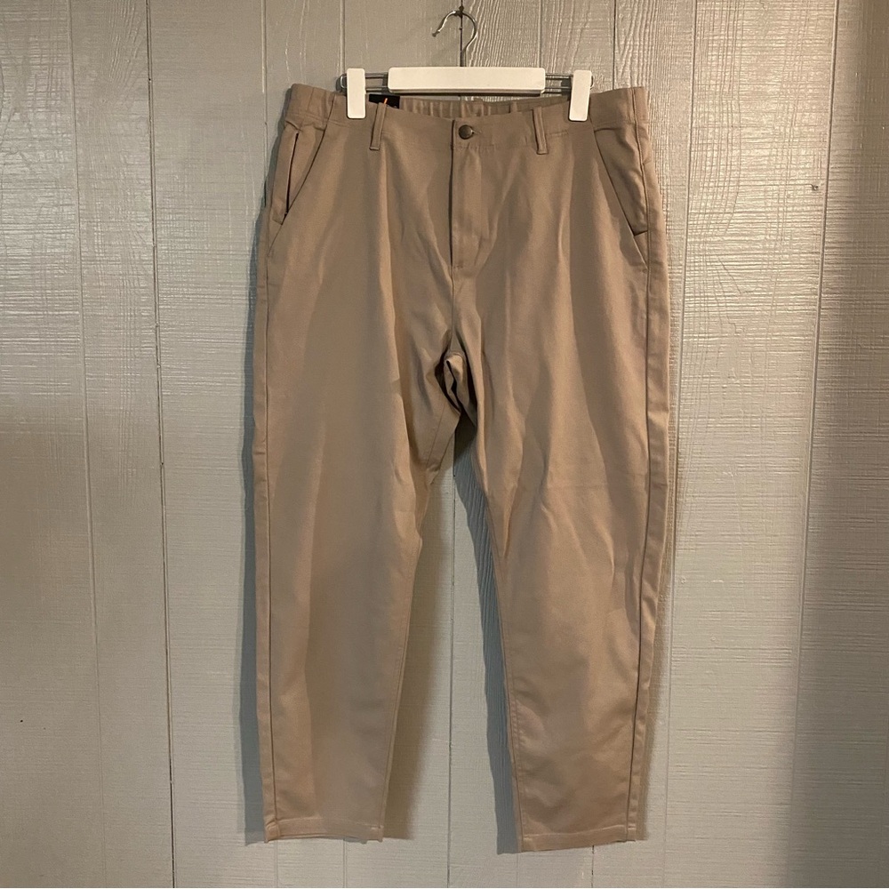 DU/ER Men’s Nustretch Flex Athletic Fit Pants New Stone 36”W 30”L